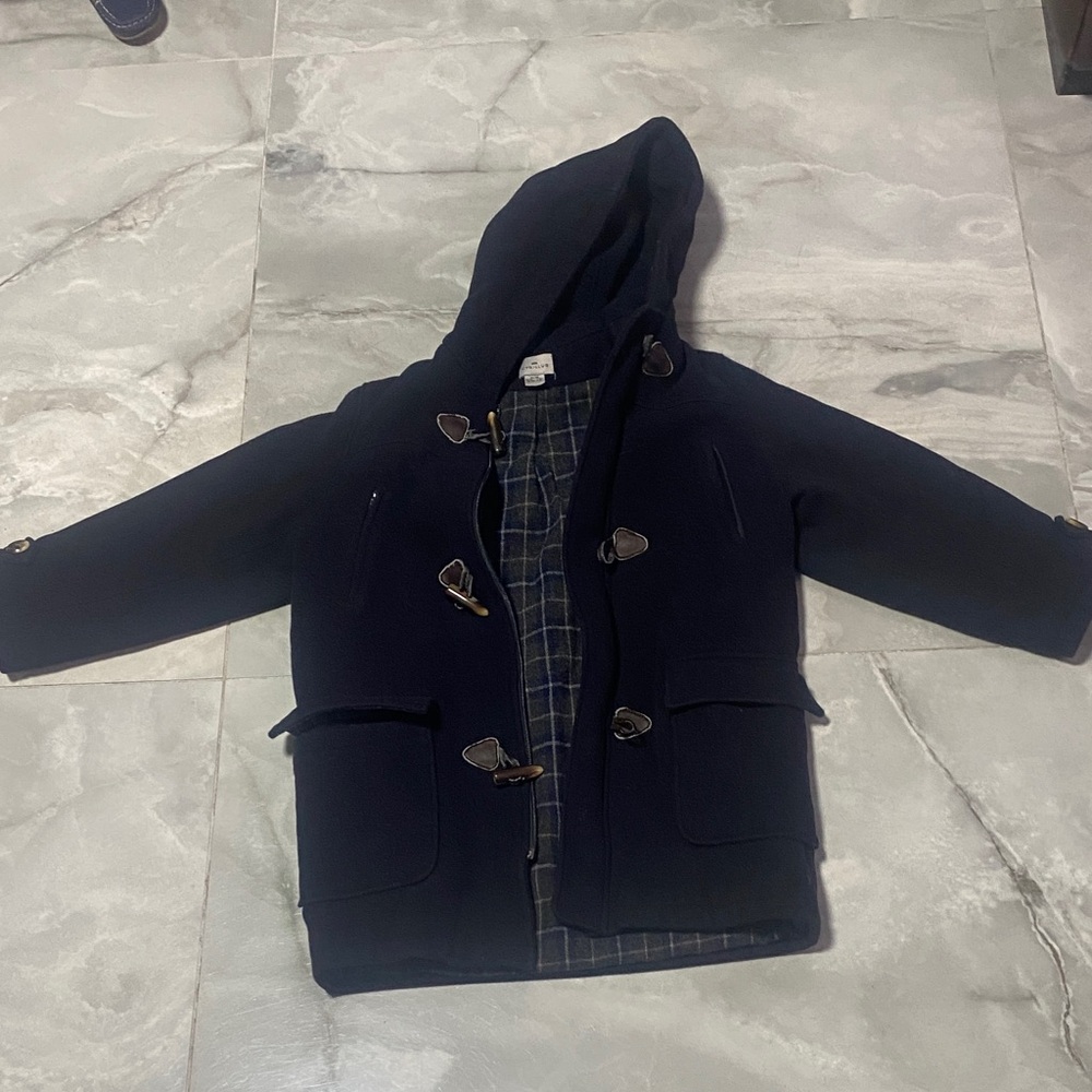 Cyrillus Dark Blue Toggle Jacket for Kids